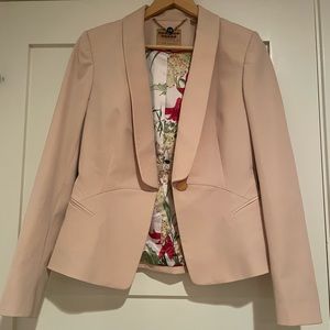 Ted Baker blazer in very light pink